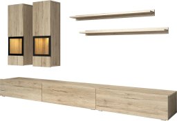 Helvetia Meblościanka BAROS dąb san remo jasny (24E0BM10)