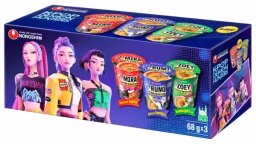 Nongshim Zestaw zupa Shin Ramyun w kubku, Demon Hunters Mix 3x68g -