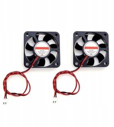 3D Systems 2x Ciche wentylatory 24V 50x50x10mm 5010 bezszczotkowe do drukarek 3D
