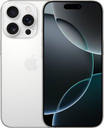 Smartfon odnowiony Apple iPhone 16 Pro (odnowiony, nieaktywowany) 5G 256GB Biały (CPO)