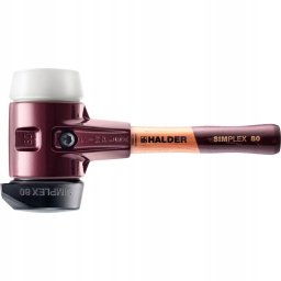 Halder SIMPLEX soft-face mallet 80 Rubber / Superplastic (3027282)