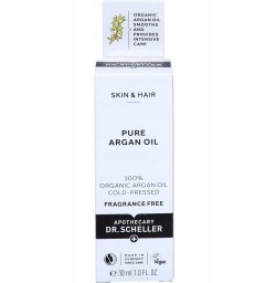 Dr. Scheller , Pure Argan, Vegan, Smoothing & Nourishing, Day & Night, Oil, Face & Hair, 30 ml For Women