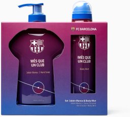 Jacques Bogart Set FC Barcelona: FC Barcelona, Liquid Soap, For Hands, 400 ml + FC Barcelona, Scented Spray, For Men, 180 ml For Men
