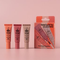 Dr PawPaw Set Dr. PawPaw: Tinted, Nourishing, Lip Oil, Coral Crush, 8 ml + Tinted, Nourishing, Lip Oil, Berry Kiss, 8 ml + Tinted, Nourishing, Lip Oil, Nude Pout, 8 ml For Women