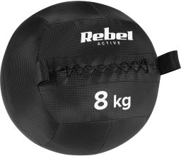 Rebel Piłka lekarska do ćwiczeń fitness, rehabilitacyjna, 8kg, ACTIVE (RBA-3109-08)