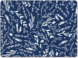 Cala Home Meadow Sketch Floral Navy podkładki korkowe na stół 4 sztuki (C202-00149 podkładki Cala Home Meadow Navy-GAL)