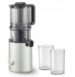 Wyciskarka wolnoobrotowa TopJuicer Panasonic MJ-L800HXE Wyciskarka wolnoobrotowa 210W 65obr/min Srebrna