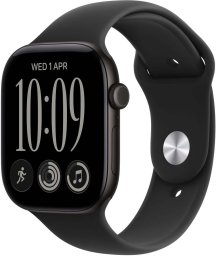 Smartwatch Apple Watch 12 GPS 42mm Black Alu Sport Band S/M Czarny (MJEA4ET/A)