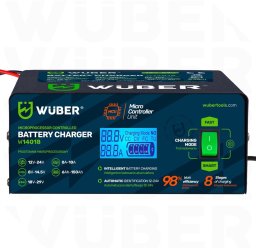 Wuber Prostownik mikroprocesorowy samochodowy 10A 6-150 Ah 2-24 V (W14018)