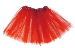 Adar Spódniczka tiulowa czerwona 30cm