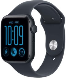 Smartwatch Apple Watch SE 3 GPS 40mm Midnight Alu Sport S/M Granatowy (MJKY4ET/A)
