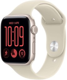 Smartwatch Apple Watch SE 3 GPS + Cellular 40mm Starlight Alu Sport M/L Piaskowy (MJKW4MP/A)