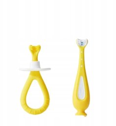 Carriwell FRIDA_SET_Frida Baby Grow-With-Me Training Toothbrush zestaw szczoteczek treningowych 2szt. (1220000221079)