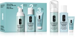 Clinique Set (Anti-Blemish Solutions Cleansing Foam 50 ML + Anti-Blemish Solutions Clarifying Lotion 60 ML + Anti-Blemish Solutions All Over Clearing Treatment 15 ML)