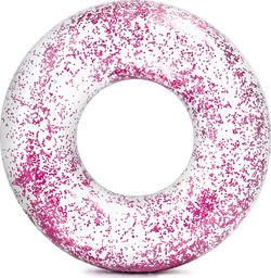  Intex Koło do pływania brokatowe różowe 119cm