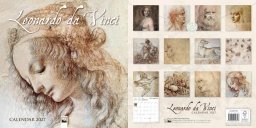 Helma Kalendarz 2027 ścienny kwadrat Leonardo da Vinci
