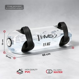 HMS Worek treningowy wypełniany wodą Aqua Powerbag 15 KG WAB15 (5905504108588)