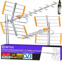 Antena RTV Blow Kierunkowa combo do TV naziemnej DVB-T2 LTE 4K Ultra HD mocna 120KM (5907056107385)