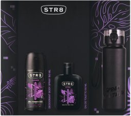 Sarantis STR8 Zestaw prezentowy dla mężczyzn Game (Woda toaletowa 100 ml + Dezodorant w sprayu 150 ml + Bidon) (621570)