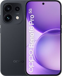 Smartfon Oppo Reno16 Pro 5G (CPH2863) (Starlight Black) Dual SIM 6.32" AMOLED 1216x2640/3.4GHz&3.2GHz&2.2GHz/512GB/12GB RAM/Android16/5G |