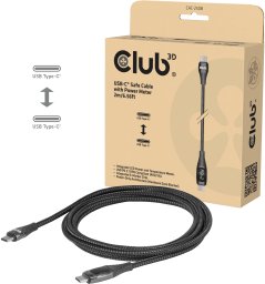 Kabel USB Club 3D CLUB3D kabel USB 2 m USB C 0 Gbit/s 240 W Czarny (CAC-2508)