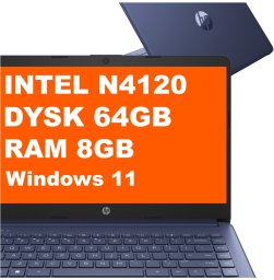 Laptop HP 14-cf2111wm Celeron N4120 / 8GB / 64GB / W11 (5T9T6UA)