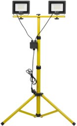 Naświetlacz DPM Solid LED na statywie, 2 x 50 W, 2 x 5000 lm, 4100 K, 140 cm, FL59-2X50