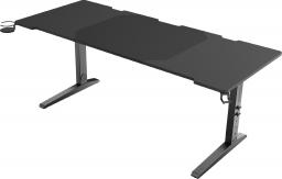 Biurko GENESIS Holm Modular 180 Czarne 180 cm x 75 cm [outlet]