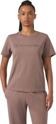Champion Koszulka damska Short Sleeve ciemny beż 119125 MS513 XL