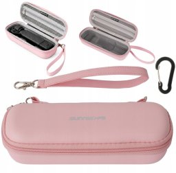 Pokrowiec SunnyLife Futerał etui pokrowiec walizka do Dji Osmo Pocket 4 / 3 wodoodporne / Op4-b205-p / różowe (SB12285)