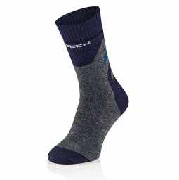 Brubeck Skarpety męskie Trekking Merino grafitowy/niebieski XL/45-47 (SC5003M)