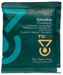 Kawa mielona YoCo Colombia Strawberry 12 g