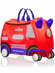 Trunki GLIDE360 Wóz strażacki Frank -dziecięca walizeczka podróżna (TRU0142)