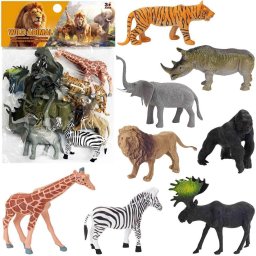 Figurka Safari LTD. Zwierzęta zoo dzikie 8szt
