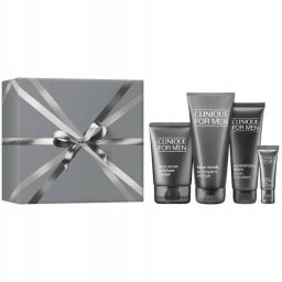 Clinique CLINIQUE_SET_ Great Skin for Him zestaw żel do mycia twarzy 200ml + peeling do twarzy 100ml + przeciwstarzeniowy krem pod oczy 15ml + emulsja nawilżająca do twarzy 100ml (192333322994)