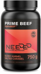 PURASANA (suplementy diety) NEEDED_Prime Beef słony karmel suplement diety 750g (5905806912517)