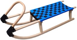 Kubisport Sanki drewniane klasyczne solidne dla dzieci dziecięce 110 cm (Kub_05-A2041K-MO)