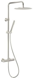 Zestaw prysznicowy momali Deszczownia premium z baterią natryskową termostatyczną KFA MOZA PVD BRUSHED NICKEL 5736-920-21