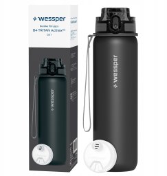 Wessper Butelka B4 TRITAN Actitex™ 500ml Dark Grey (WES262-GR_WES454_K)