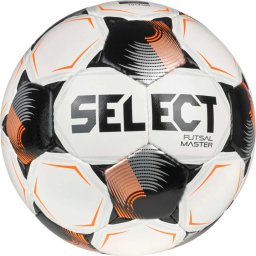 Select Piłka nożna Futsal Master grain v26 FIFA Basic biało-czarno-pomarańczowa 1014386/310020 4