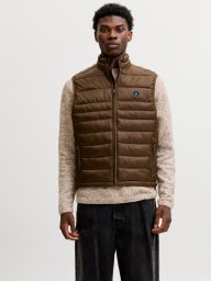 Jack & Jones Jack&Jones męska kamizelka bezrękawnik JJEKINGSLEY LIGHT BODYWARMER COLLAR NOOS 12298870 COCCA L