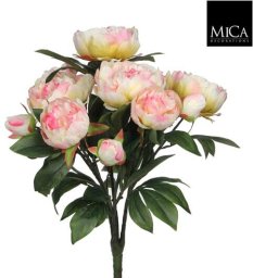 kwiatydonice Bouquet of peonies Artif L pink H55CM
