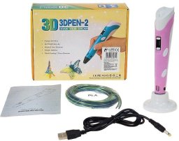 Długopis 3D Adar USB + 3 kolorowe wkłady
