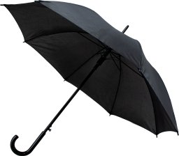 Semi Line Parasol długi półautomatyczny z zawijaną rączką czarny