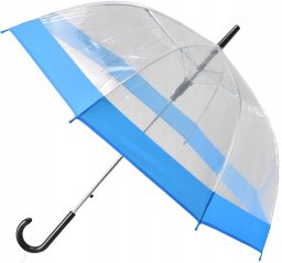 Semi Line Parasol długi transparentny niebieski