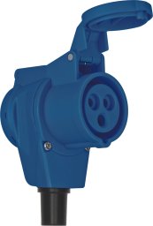 Brennenstuhl Adapter wtyczek zasilających czarny, niebieski (1080980100)