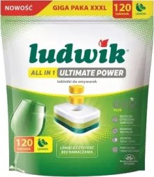 Ludwik Tabletki do zmywarek All in 1 Ultimate Power , 120 szt., lemon (HG-041347)