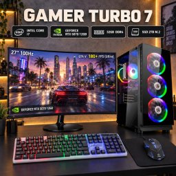 Komputer Adronix Zestaw gamingowy Bandit BPG3 Intel Core i7, RTX 5070 12GB DLSS 5, 32GB, 2TB SSD + monitor 27", Win11