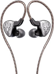 Słuchawki FiiO FH3 Lumi silver - słuchawki dokanałowe (6953175741909)