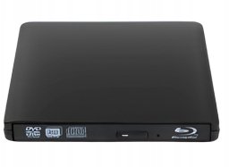 Odtwarzacz Blu-ray Tradebit Zewnętrzny napęd Blu-ray DVD 4K 3D USB 3.0 BD/CD/DVD do Windows//Mac OS/Linux (7624)